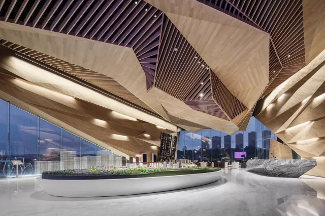 主展厅室内空间，9001cc金沙以诚为本修建设计